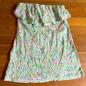 EUC Lilly Pulitzer tube top XS